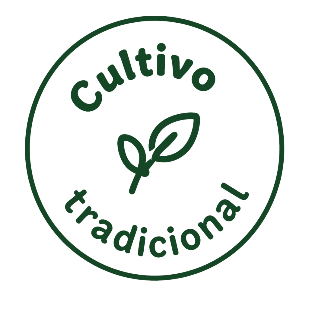 etiqueta cultivo tradicional