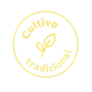 etiqueta cultivo tradicional amarillo 1